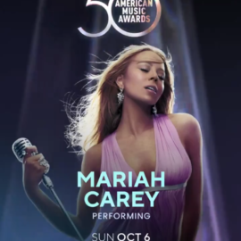 Mariah Carey actuará en la gala 50 aniversario de los American Music Awards